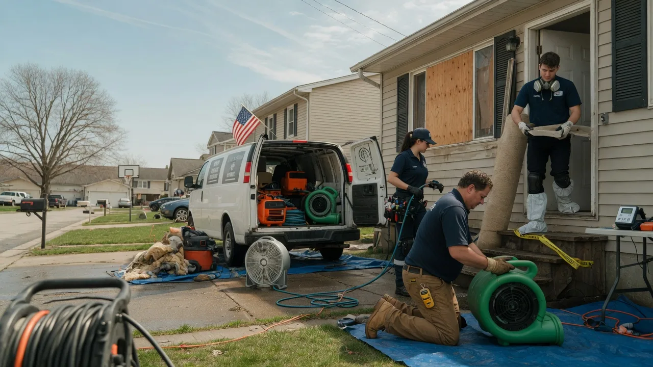 Water Damage Restoration in Green Bay, VA near me